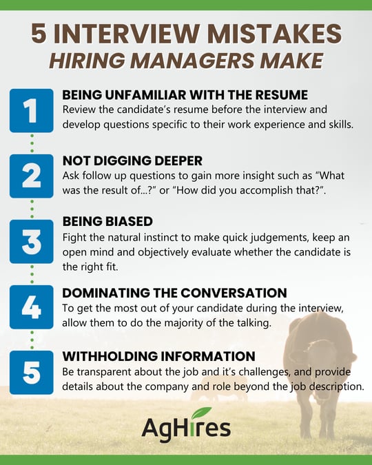 Refresh - 5 Interview Mistakes Hiring Managers Are making