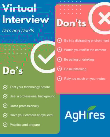Virtual Interview Dos and Donts