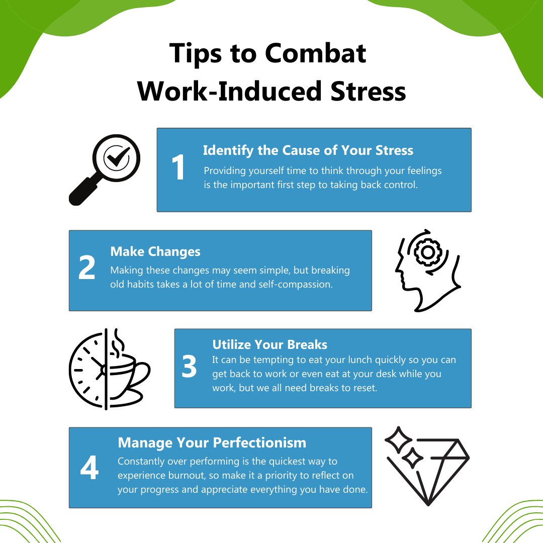 Tips to Combat Work-Induced Stress